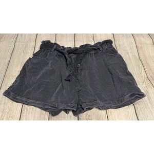 NWT Simply Southern Josephine Corduroy Shorts Black Sz XXL New with Tags GTub13